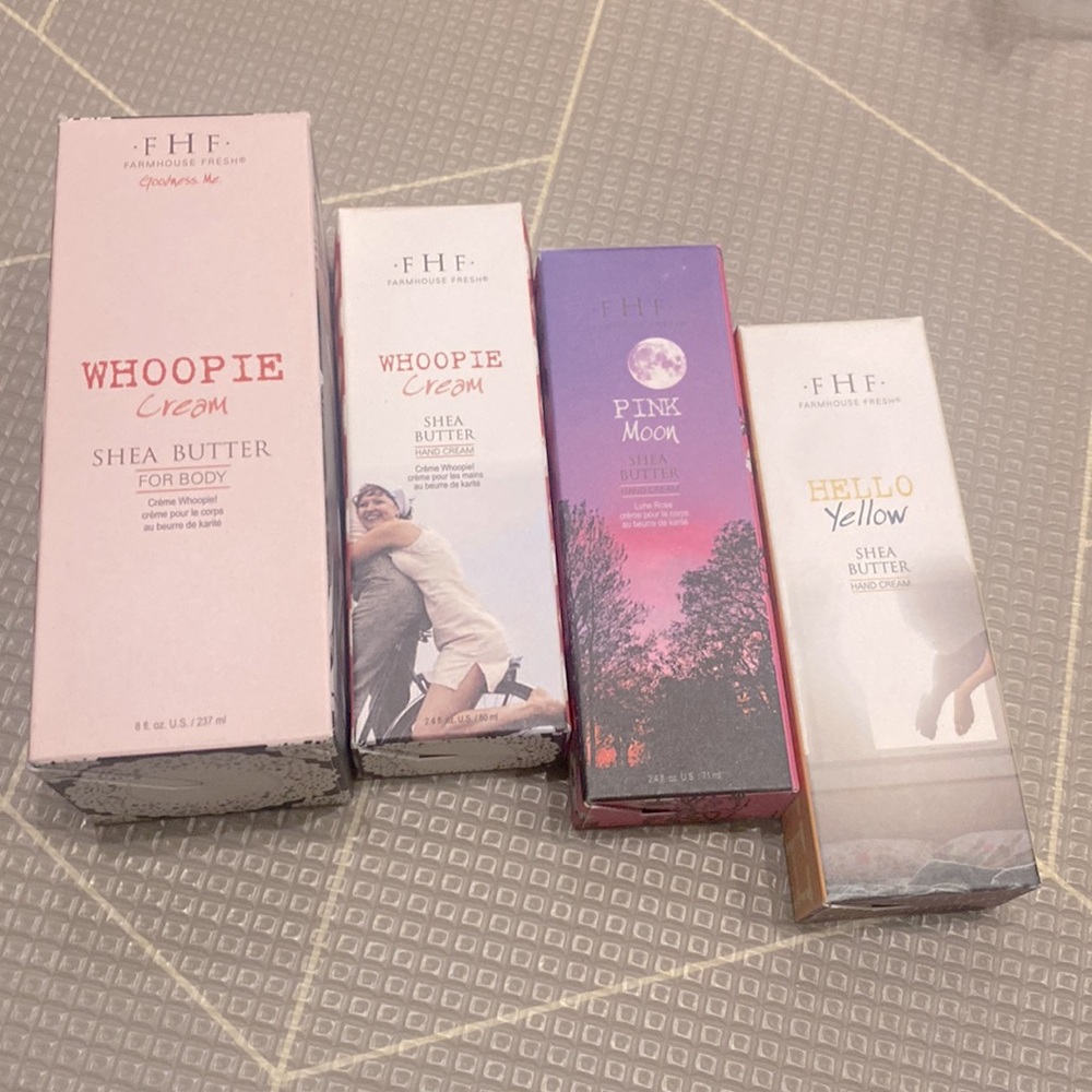 Farmhouse fresh body and 3 hand skincare items